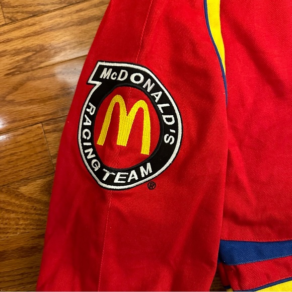 Vintage Rare McDonald’s Bill Elliot #94 nascar racing men’s jacket size large - Picture 2 of 8